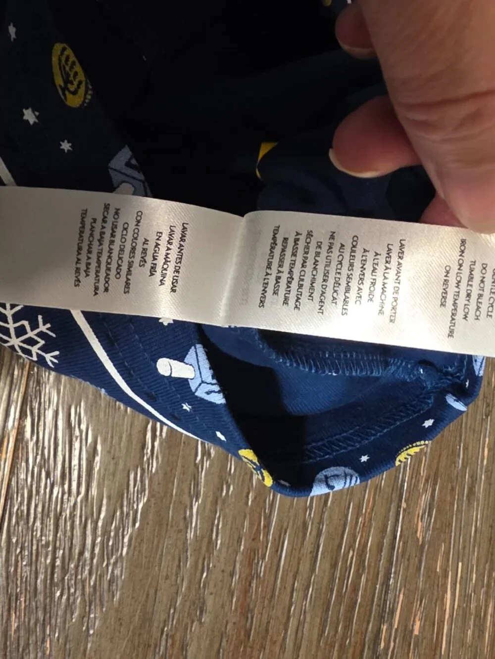 Petit Lem Hanukkah Fair Isle Organic Cotton Pajamas NWT 2T Blue Holiday